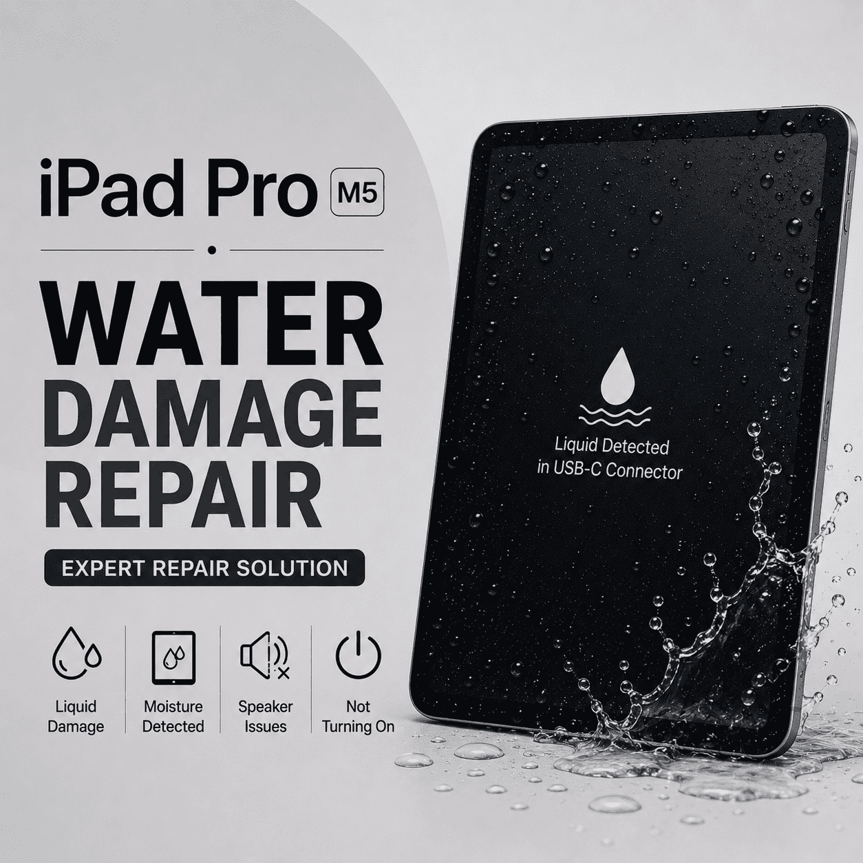 iPad Pro M5 11-inch|13-inch|Water Damage Repair