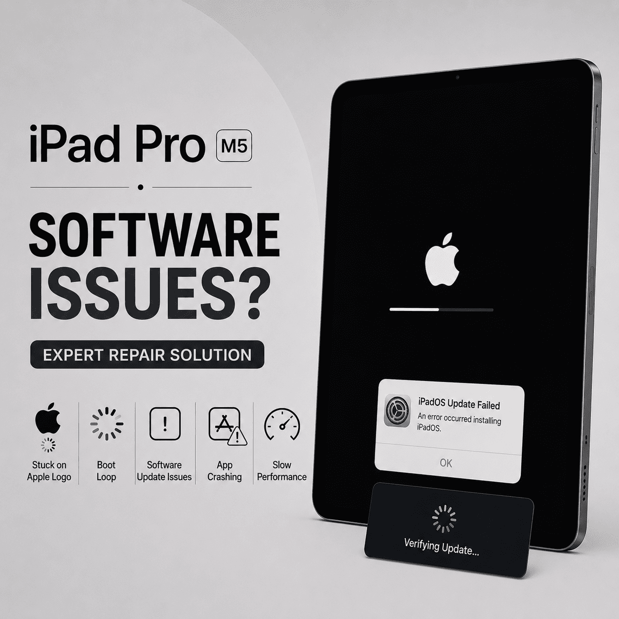 iPad Pro M5 11-inch|13-inch|Software Repair