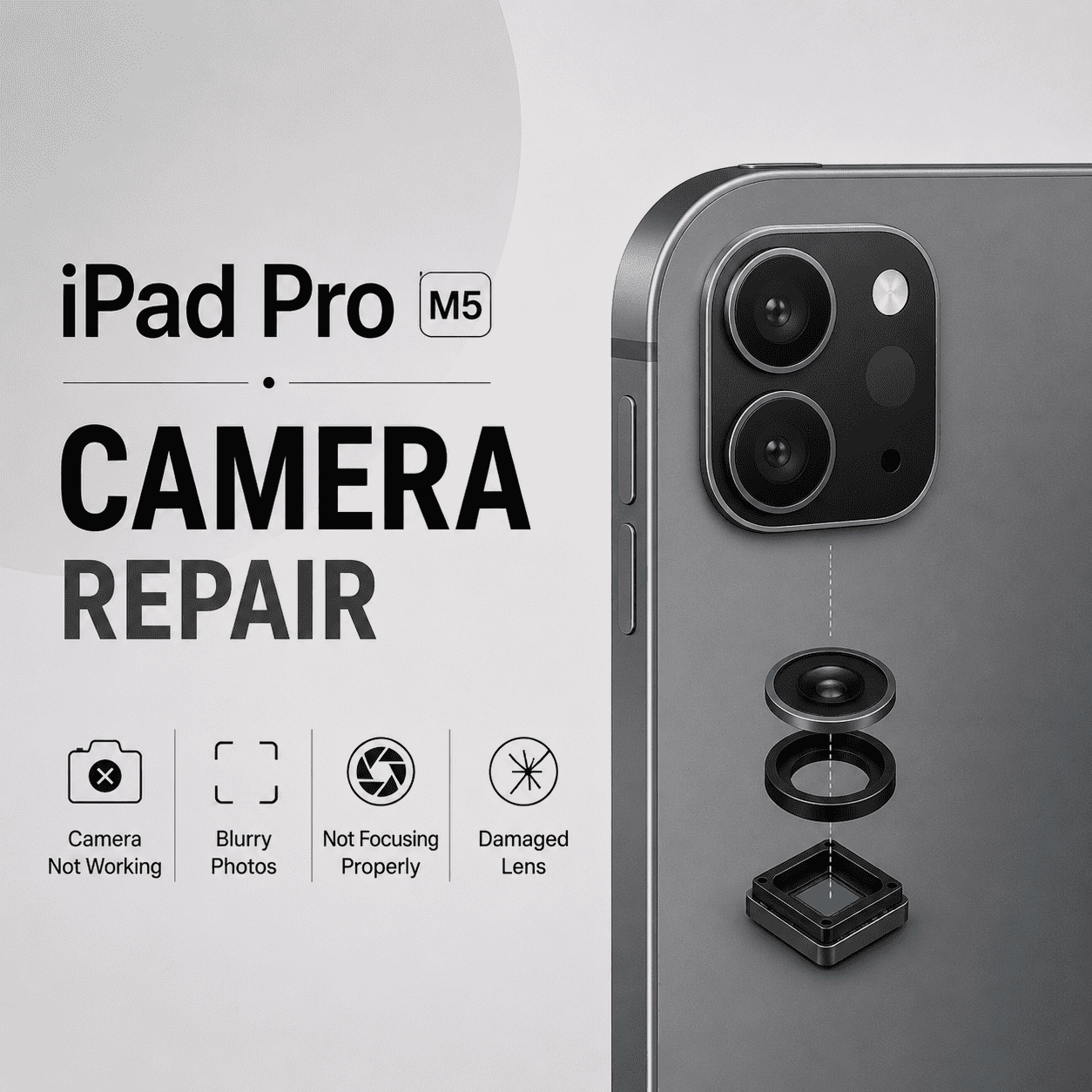 iPad Pro M5 11-inch|13-inch|Camera Repair