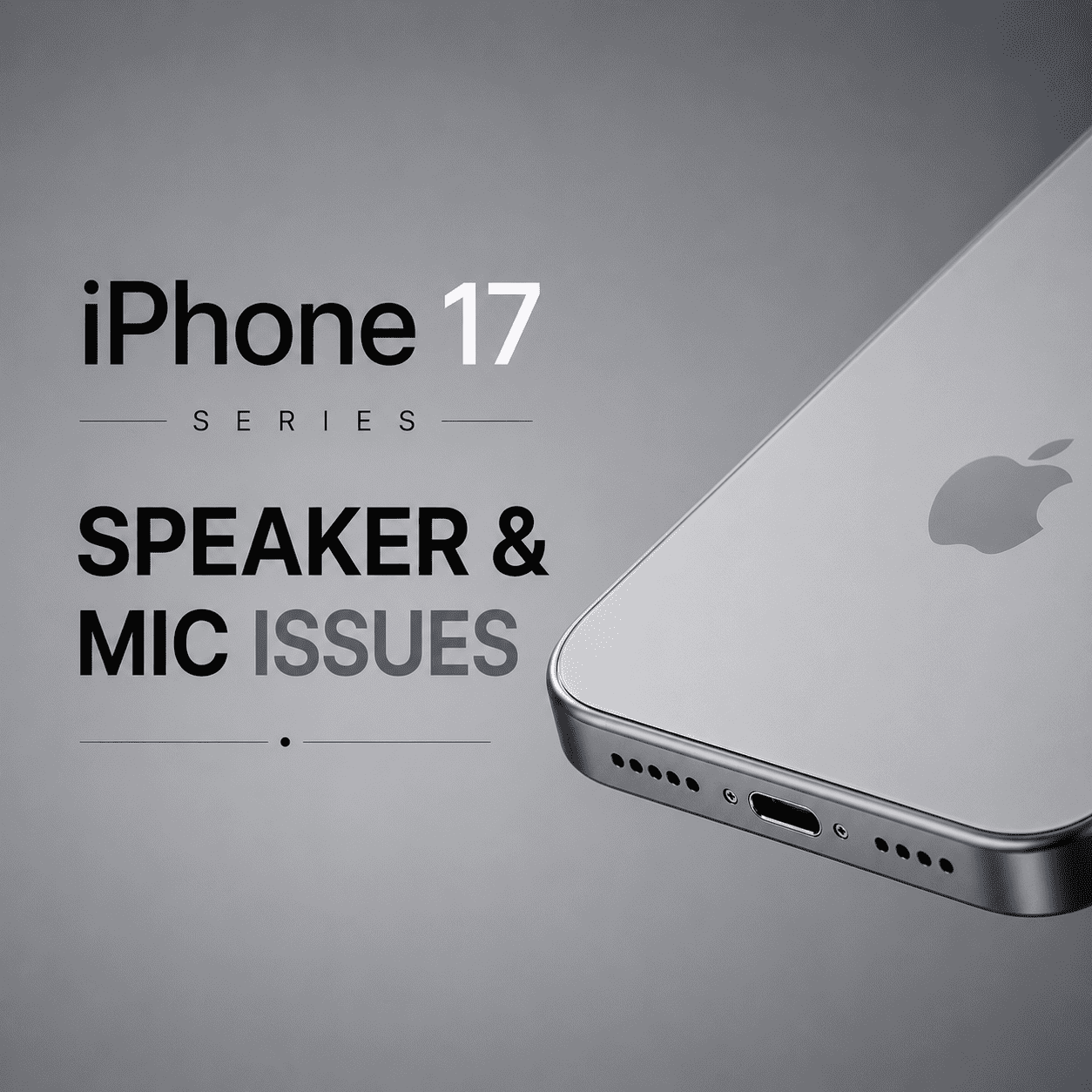 iPhone 17 |17e|17 Plus |17 Air|17 Pro|17 Pro Max|Speaker Repair|Mic Repair
