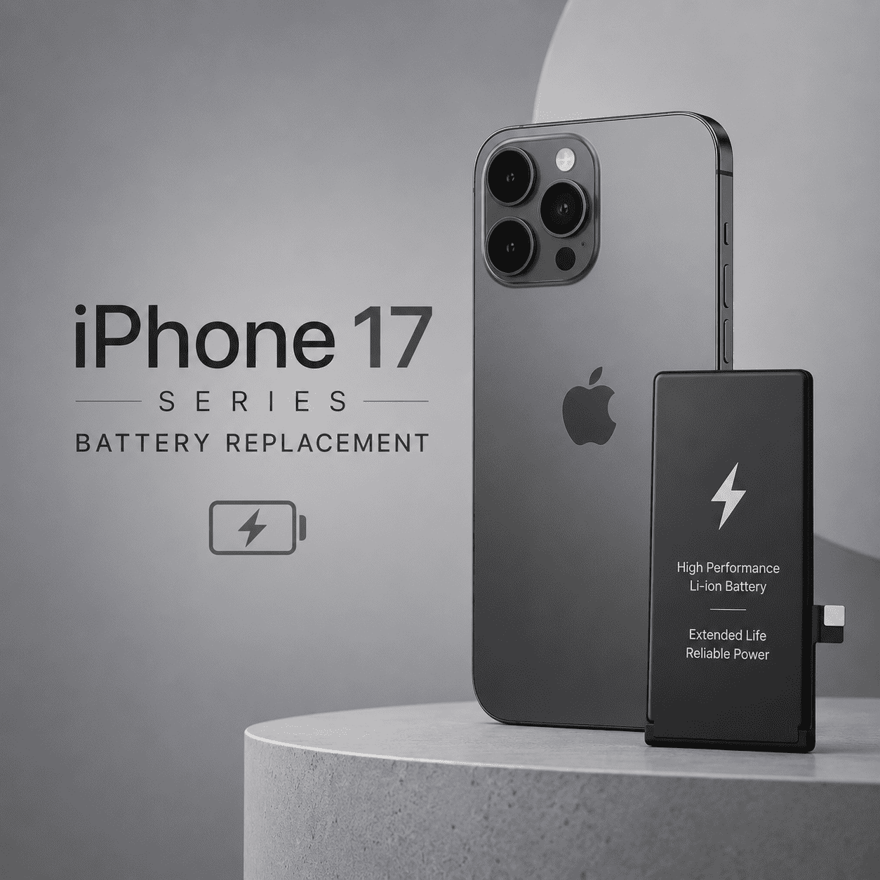 Iphone 17|17e|17 Plus|17 Air|17 Pro|17 Pro Max|Battery Replacement